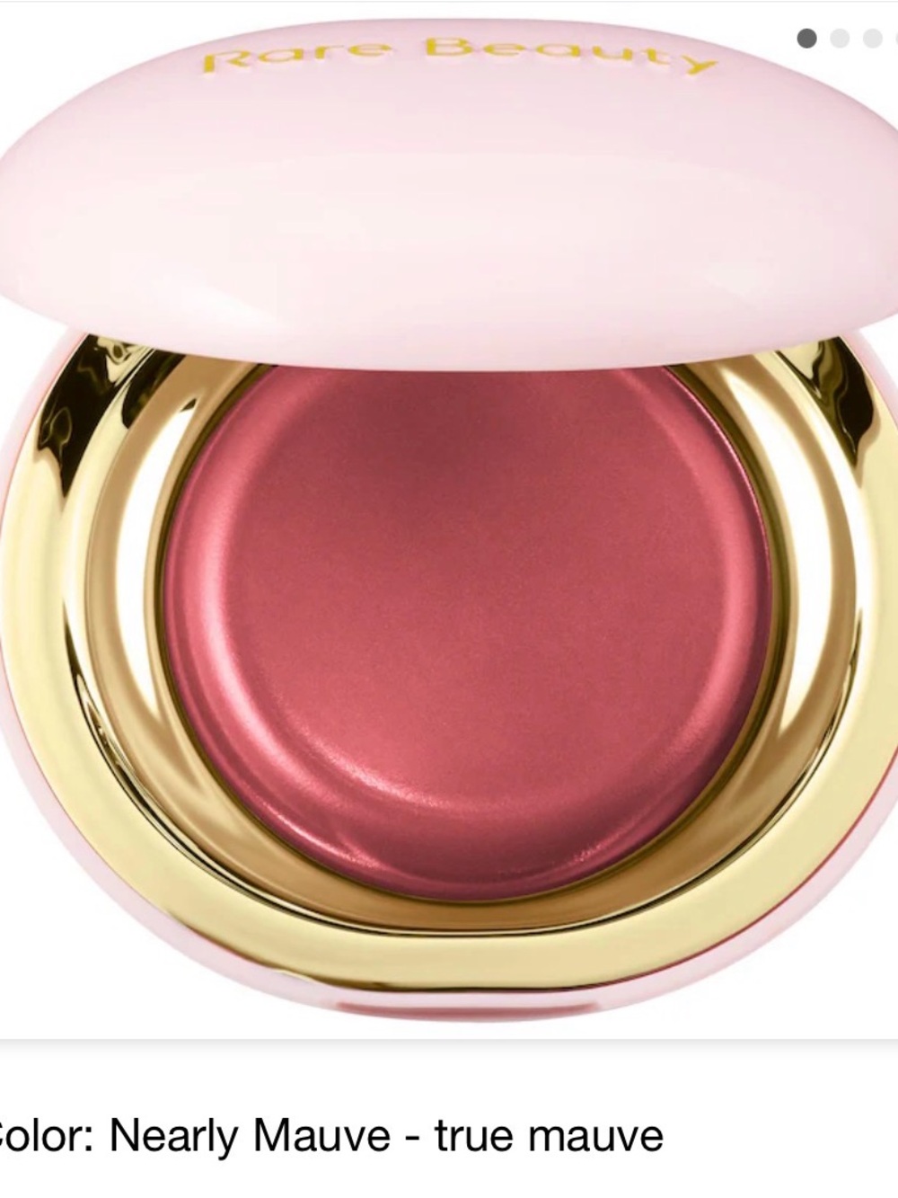 Rare Beauty Nearly Mauve Cream Blush